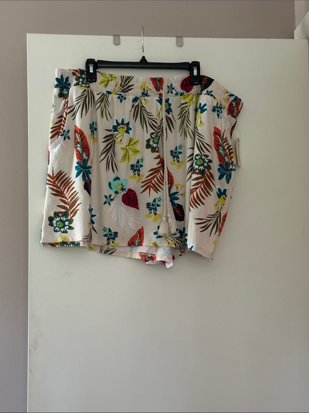 63. Terra & Sky Floral Drawstring Shorts